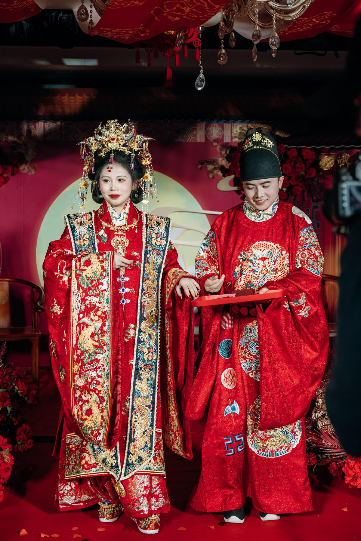 明制婚礼圆满礼成